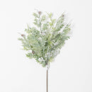 Frosted Fern Pinecone Spray
