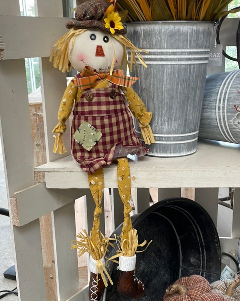 Stuffed Scarecrow Shelfsitters