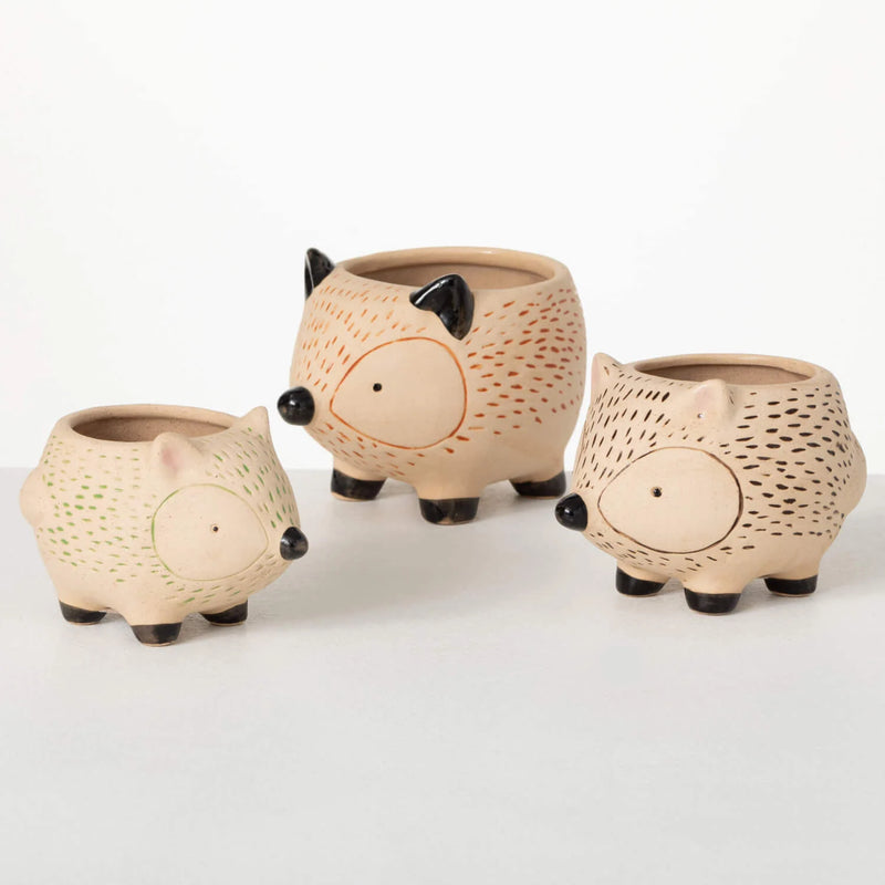 Kitschy Hedgehog Planter
