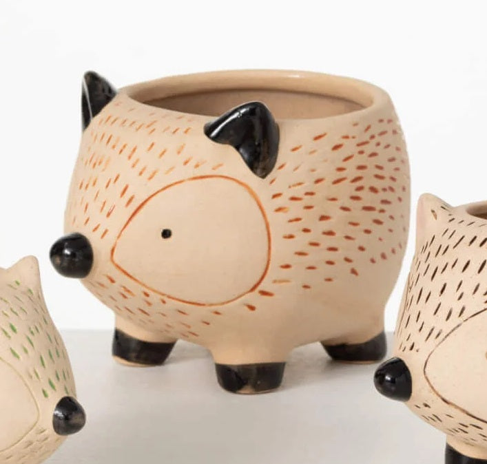 Kitschy Hedgehog Planter