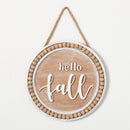 "Hello Fall" Wooden Wall Decor