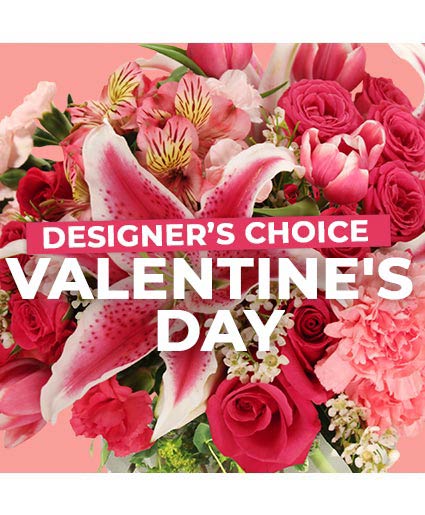 Valentine's Day Designer's Choice Flower Arrangement